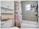 Cozy bathroom featuring a tiled shower, vanity, and modern fixtures at 500 Hillpine Way, Brandon, FL 33510