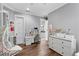 bedroom with hardwood floors and chic decor at 5024 W Homer Ave, Tampa, FL 33629