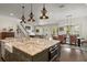 Open concept kitchen and dining room at 5024 W Homer Ave, Tampa, FL 33629