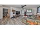 Spacious living room with modern finishes and stylish decor at 5601 2Nd N Ave, St Petersburg, FL 33710