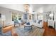 Spacious living room with hardwood floors, stylish furnishings, and plenty of natural light at 701 S Edison Ave, Tampa, FL 33606