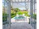 Outdoor dining by the pool area, perfect for relaxation and entertainment at 701 S Edison Ave, Tampa, FL 33606