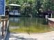 Dock view showcases boat lift, boat ramp and surrounding nature at 902 Estelle Ave, Brandon, FL 33511