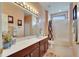 Bathroom featuring a shower and tub combo with a neutral color scheme at 144 Silver Falls, Apollo Beach, FL 33572