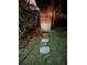 Stone path in backyard landscape leads to a wooden fence with gate, providing access to other parts of the property at 1859 Oklahoma Ne Ave, St Petersburg, FL 33703