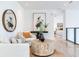 Cozy living space featuring stylish decor, neutral tones, and plenty of natural light at 3030 W Santiago St # 3, Tampa, FL 33629