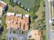 Aerial view of the home featuring a dock, boat lift, and waterfront access at 4312 Sunray Ct # 36, Tampa, FL 33615