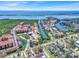 Stunning aerial view of the community with waterfront homes and beautiful scenery at 4312 Sunray Ct # 36, Tampa, FL 33615