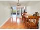 Bright dining room provides ample seating and convenient access to a covered patio at 4312 Sunray Ct # 36, Tampa, FL 33615