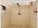 Modern shower with neutral tile, built-in niche, and rainfall shower head at 4312 Sunray Ct # 36, Tampa, FL 33615