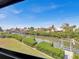 Screened lanai boasts a picturesque water view, enhancing the home's appeal at 4312 Sunray Ct # 36, Tampa, FL 33615