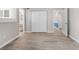Bedroom features wood flooring, double closet and views through the window at 4500 22Nd S Ave, St Petersburg, FL 33711