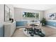 Bright dining area with contemporary decor and views of the outdoors at 4500 22Nd S Ave, St Petersburg, FL 33711
