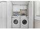 Well-organized laundry room with ample storage and modern washer and dryer at 4500 22Nd S Ave, St Petersburg, FL 33711