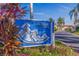 A map displays the Vista Verde East community layout amid vibrant flowers and tropical foliage at 6059 Bahia Del Mar Blvd # 134, St Petersburg, FL 33715