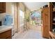 Bright breakfast nook with large windows, a garden view, and tile flooring at 1224 Cressford Pl, Brandon, FL 33511