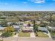 Aerial view of a charming home, showcasing its well-manicured lawn and neighborhood at 1524 78Th N Ter, St Petersburg, FL 33702