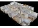 Bird's eye view showcases the home's layout, including the bedrooms, living area, and kitchen at 3316 W Ballast Point Blvd, Tampa, FL 33611