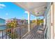 Balcony overlooking a picturesque neighborhood, providing an inviting space for outdoor enjoyment at 5402 31St S Ave, Gulfport, FL 33707