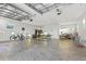 This expansive garage features a clean, open space with potential for various uses at 5402 31St S Ave, Gulfport, FL 33707