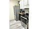 Functional kitchen with stainless steel appliances and ample storage at 8080 112Th St # 206, Seminole, FL 33772