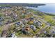 Aerial view of a coastal neighborhood with lush greenery and waterfront views at 864 15Th Ne Ave, St Petersburg, FL 33704
