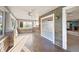 Sun-drenched porch with stone accents, tile flooring, and serene outdoor views at 864 15Th Ne Ave, St Petersburg, FL 33704