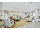 Spacious lobby area with ample seating for residents and guests at 1651 Sand Key Estates Ct # 53, Clearwater, FL 33767