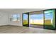 Inviting patio with modern flooring and views of the landscaped backyard at 32347 Wetland Bird Vw, San Antonio, FL 33576
