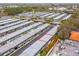 Aerial view of a condo highlighting the property boundaries and the layout within the community at 7816 38Th N Ter # 7816, St Petersburg, FL 33709