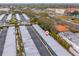 Aerial view of a community of buildings with parking and some greenery at 7816 38Th N Ter # 7816, St Petersburg, FL 33709