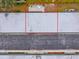 An overhead aerial view, highlighting the boundaries and backyard of the property at 7816 38Th N Ter # 7816, St Petersburg, FL 33709