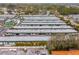 Aerial view of the condo community with a red pin indicating the location of the property at 7816 38Th N Ter # 7816, St Petersburg, FL 33709