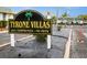 Tyrone Villas sign showing it is a 55+ community with no pets at 7816 38Th N Ter # 7816, St Petersburg, FL 33709