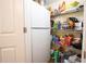 Walk-in pantry with ample shelving and storage space for food and household items at 830 S Gulfview Blvd # 501, Clearwater Beach, FL 33767