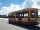 View of the convenient and charming local transportation, the Jolley Trolley at 830 S Gulfview Blvd # 501, Clearwater Beach, FL 33767
