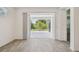 Outdoor patio with a view of the fenced-in backyard at 9470 Shorebird Ct, Parrish, FL 34219
