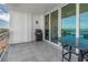 Spacious balcony with a grill, offering beautiful waterfront views at 1325 Snell Isle Ne Blvd # 611, St Petersburg, FL 33704