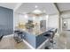 Spacious kitchen featuring a large island with bar seating and stainless steel appliances at 1325 Snell Isle Ne Blvd # 611, St Petersburg, FL 33704