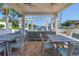 Outdoor patio with dining sets and view of marina at 1325 Snell Isle Ne Blvd # 611, St Petersburg, FL 33704