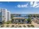 Picturesque view of the marina and waterfront from condo, featuring blue skies at 1325 Snell Isle Ne Blvd # 611, St Petersburg, FL 33704