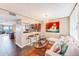 This living room flows from the kitchen and has great views at 17940 Gulf Blvd # 2B, Redington Shores, FL 33708