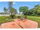 Spacious backyard featuring a lake view and outdoor seating area at 4322 22Nd N Ave, St Petersburg, FL 33713