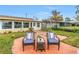 Charming backyard patio with outdoor seating and garden views at 4322 22Nd N Ave, St Petersburg, FL 33713