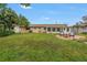 Nice backyard with lush lawn, patio area with seating, and a bright sunny exposure at 4322 22Nd N Ave, St Petersburg, FL 33713