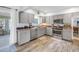 Updated kitchen featuring stainless steel appliances, grey cabinets and modern countertops at 4322 22Nd N Ave, St Petersburg, FL 33713
