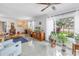 Inviting living area with ample natural light, terrazzo floors, and neutral decor at 4322 22Nd N Ave, St Petersburg, FL 33713