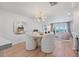 A lovely open floorplan creates a cohesive living space with ocean views at 4966 Coquina Key Se Dr # 4966, St Petersburg, FL 33705