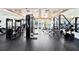 Fitness center with a variety of exercise equipment including weights, treadmills, and stationary bikes at 5820 Creek Ridge Rd, Brooksville, FL 34601