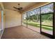 Enjoy the outdoors in this screened patio with brick pavers and beautiful backyard views at 15908 Cobble Mill Dr, Wimauma, FL 33598